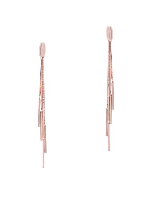 gold brass drop earring - 15933292 - Standard Image - 1