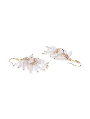 white drop earring - 15933332 - Standard Image - 2