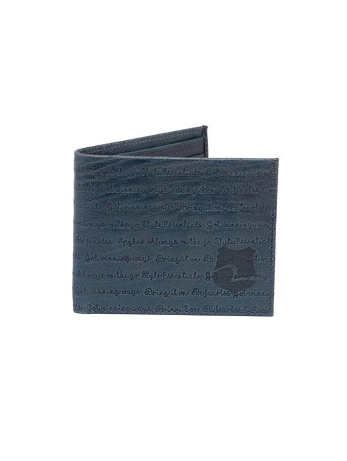 navyblue leather wallet - 15933429 - Standard Image - 1