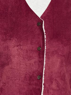 toweling detail pocket patch waist coat - 15933469 - Standard Image - 4