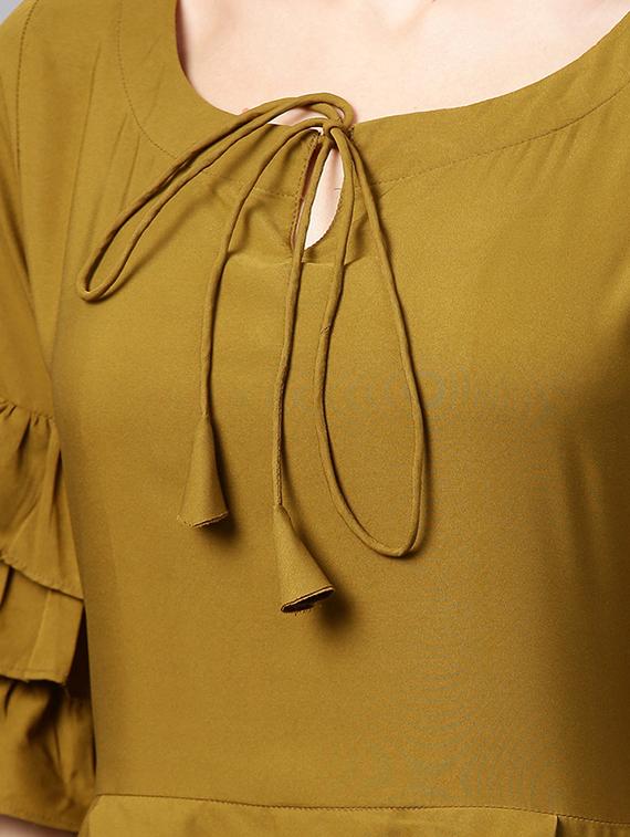 ruffle detail asymmetric dress - 15933511 - Zoom Image - 5