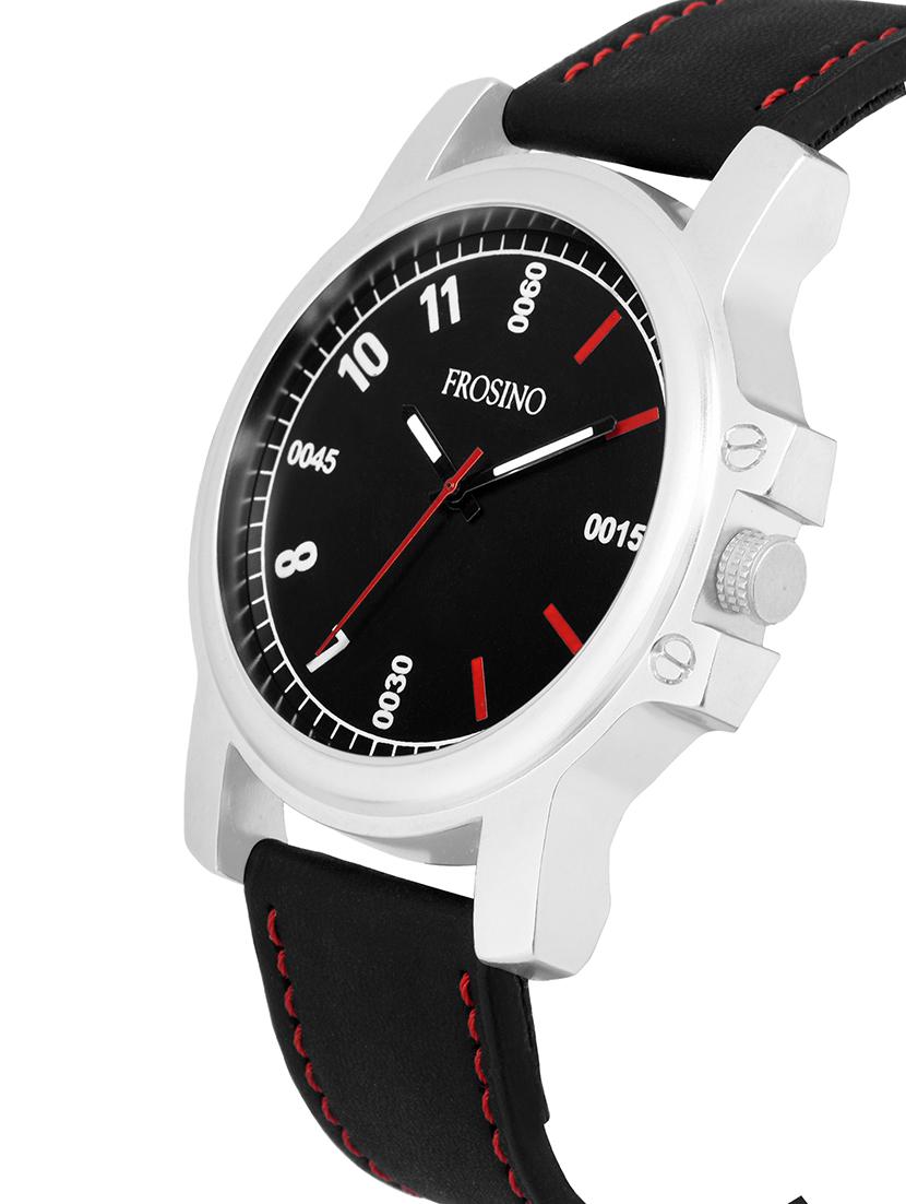 black mens fashion analog watch - 15933754 - Zoom Image - 2
