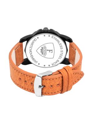 brown frosino mens quartz analog wrist watch - 15933756 - Standard Image - 3