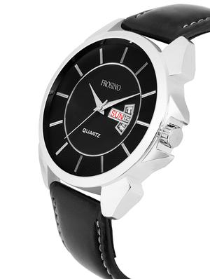 black frosino mens quartz analog wrist watch - 15933757 -  Standard Image - 1