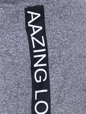 grey cotton full length track pant - 15933778 - Standard Image - 5