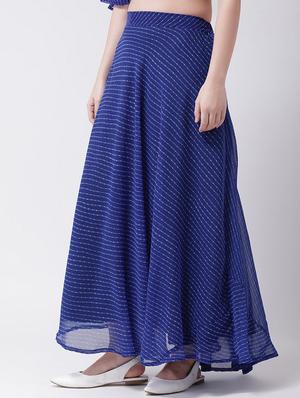 high rise flared skirt - 15933878 - Standard Image - 2