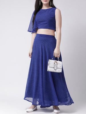 high rise flared skirt - 15933878 - Standard Image - 4