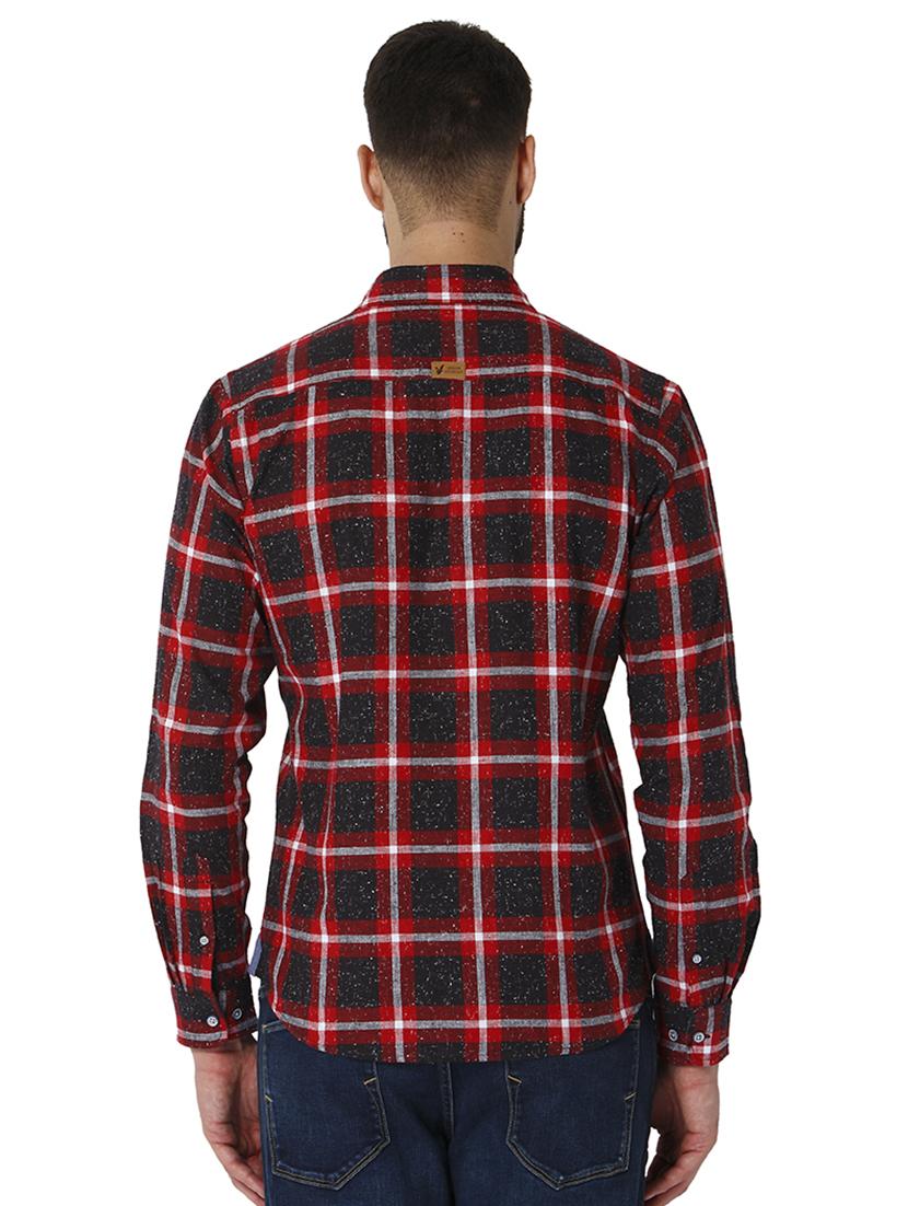 red checkered casual shirt - 15934214 - Zoom Image - 3