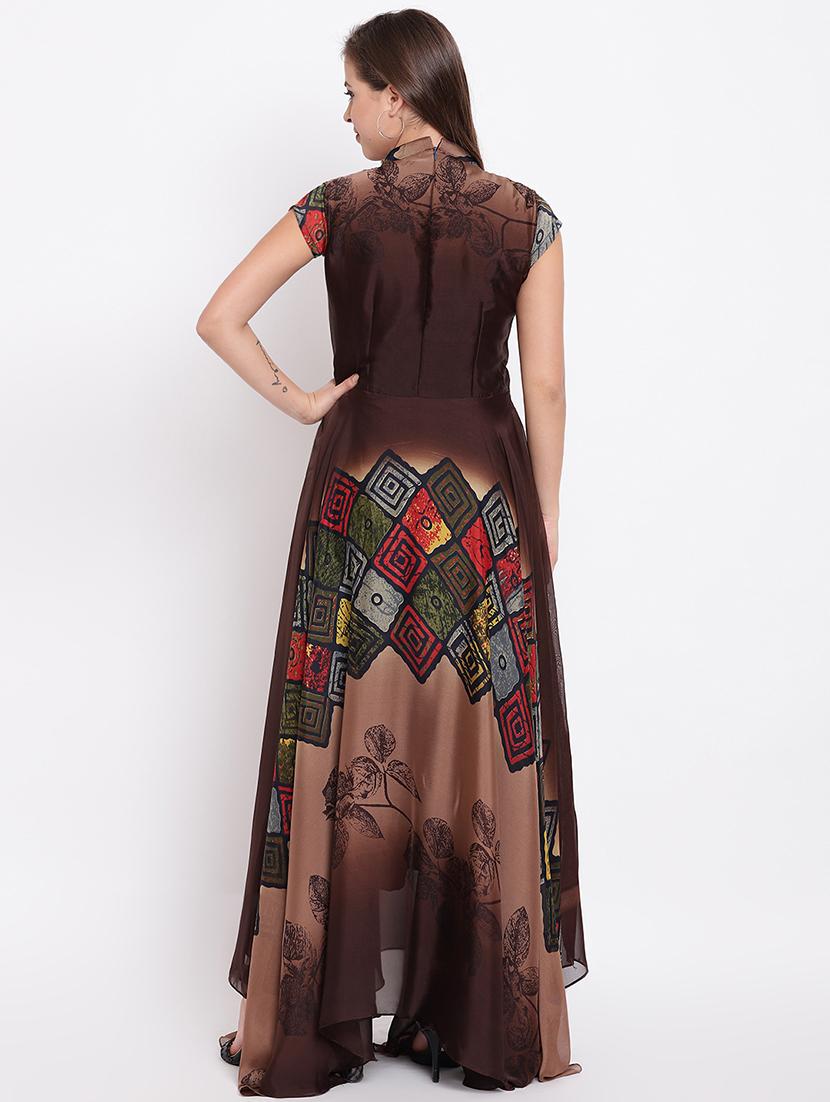 a-line printed dress - 15934267 - Zoom Image - 3