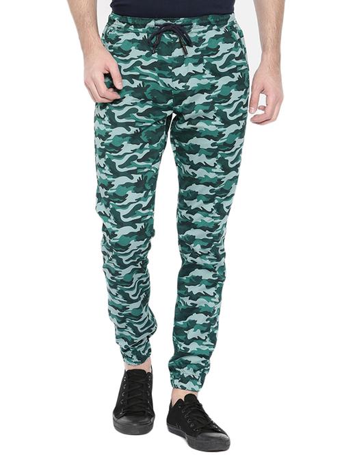 green cotton jogger - 15934317 - Standard Image - 1