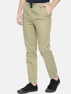 green cotton joggers - 15934326 - Standard Image - 2