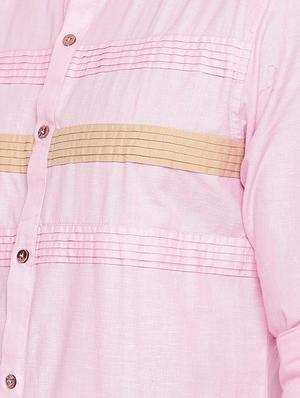 pink cotton casual shirt - 15934332 - Standard Image - 5