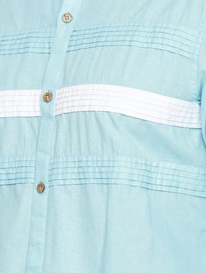 blue cotton casual shirt - 15934333 - Standard Image - 5
