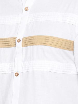 white cotton casual shirt - 15934337 - Standard Image - 5
