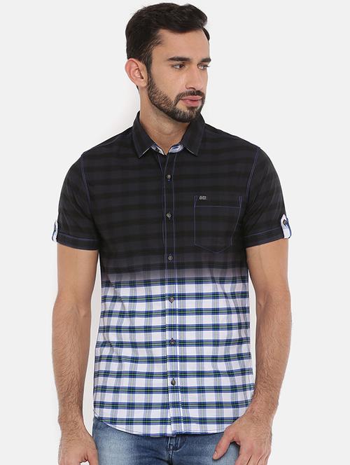 multicolor checkered casual shirt - 15934353 - Standard Image - 1