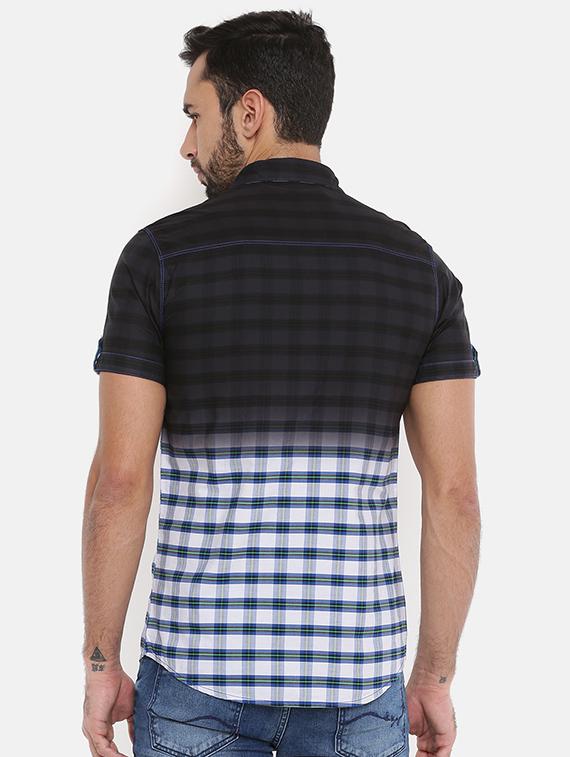 multicolor checkered casual shirt - 15934353 - Zoom Image - 3
