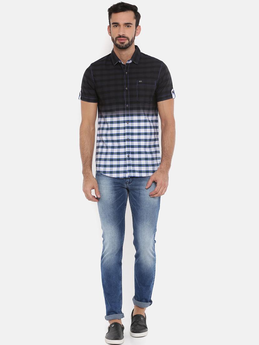 multicolor checkered casual shirt - 15934353 - Zoom Image - 4
