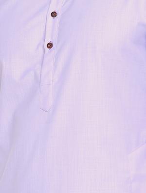 purple cotton ethnic wear set - 15934423 - Standard Image - 4