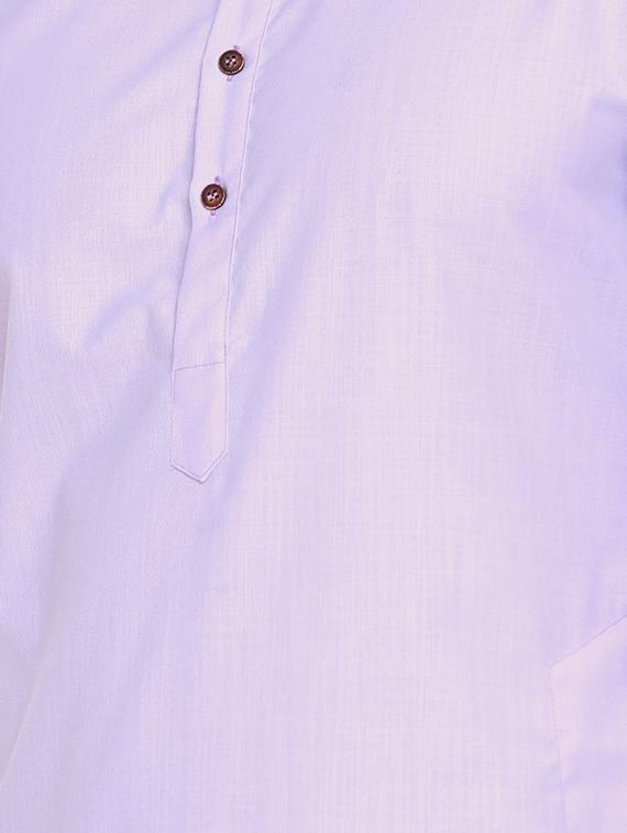 purple cotton ethnic wear set - 15934423 - Zoom Image - 4