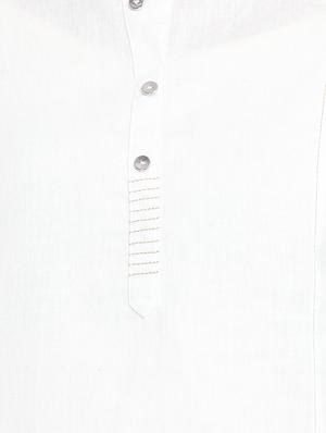 solid straight kurta - 15934453 - Standard Image - 4