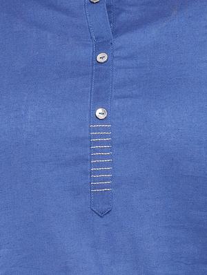 solid straight kurta - 15934454 - Standard Image - 4