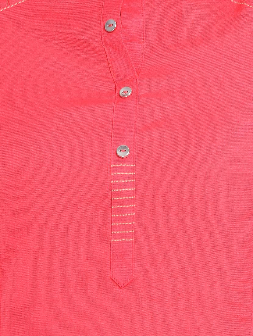 pintucks solid straight kurta - 15934458 - Zoom Image - 4