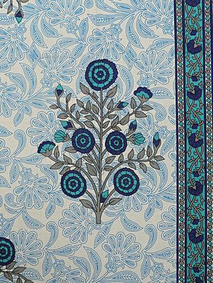 cotton bed sheet with 2 pillow covers - 15934487 - Standard Image - 3