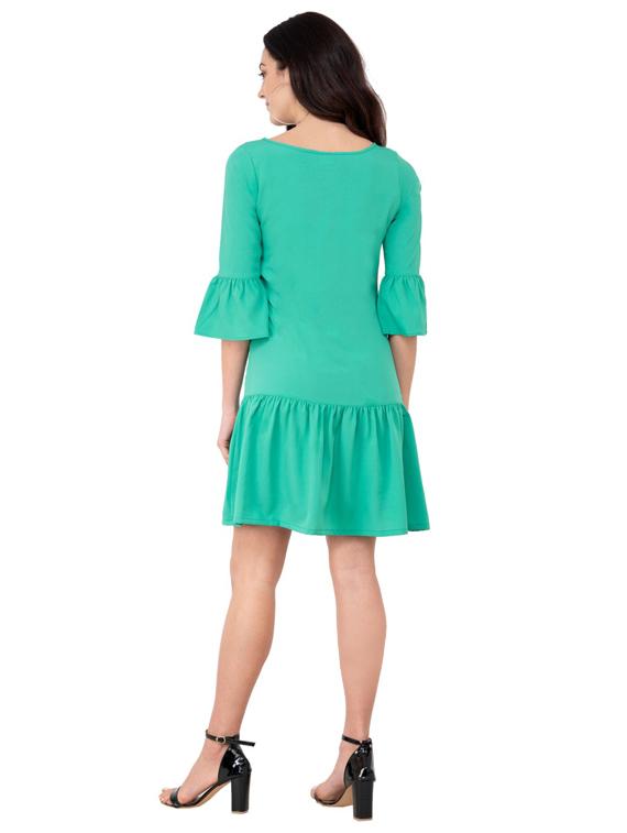 bell sleeved a-line dress - 15934873 - Zoom Image - 3