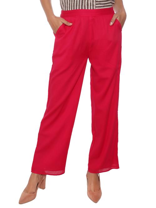 high rise pleated trouser - 15934994 - Standard Image - 1
