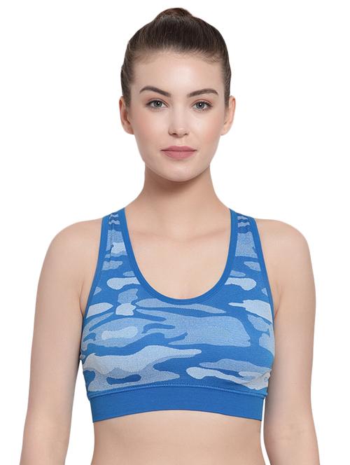 racer back camouflage sports bra - 15935072 - Standard Image - 1