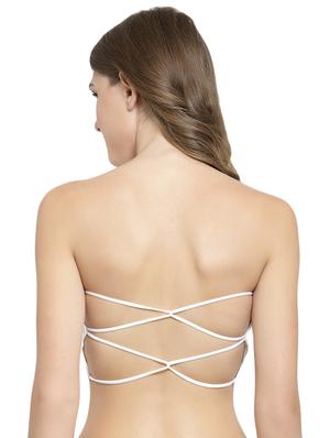 styled back striped tube bra - 15935081 - Standard Image - 2