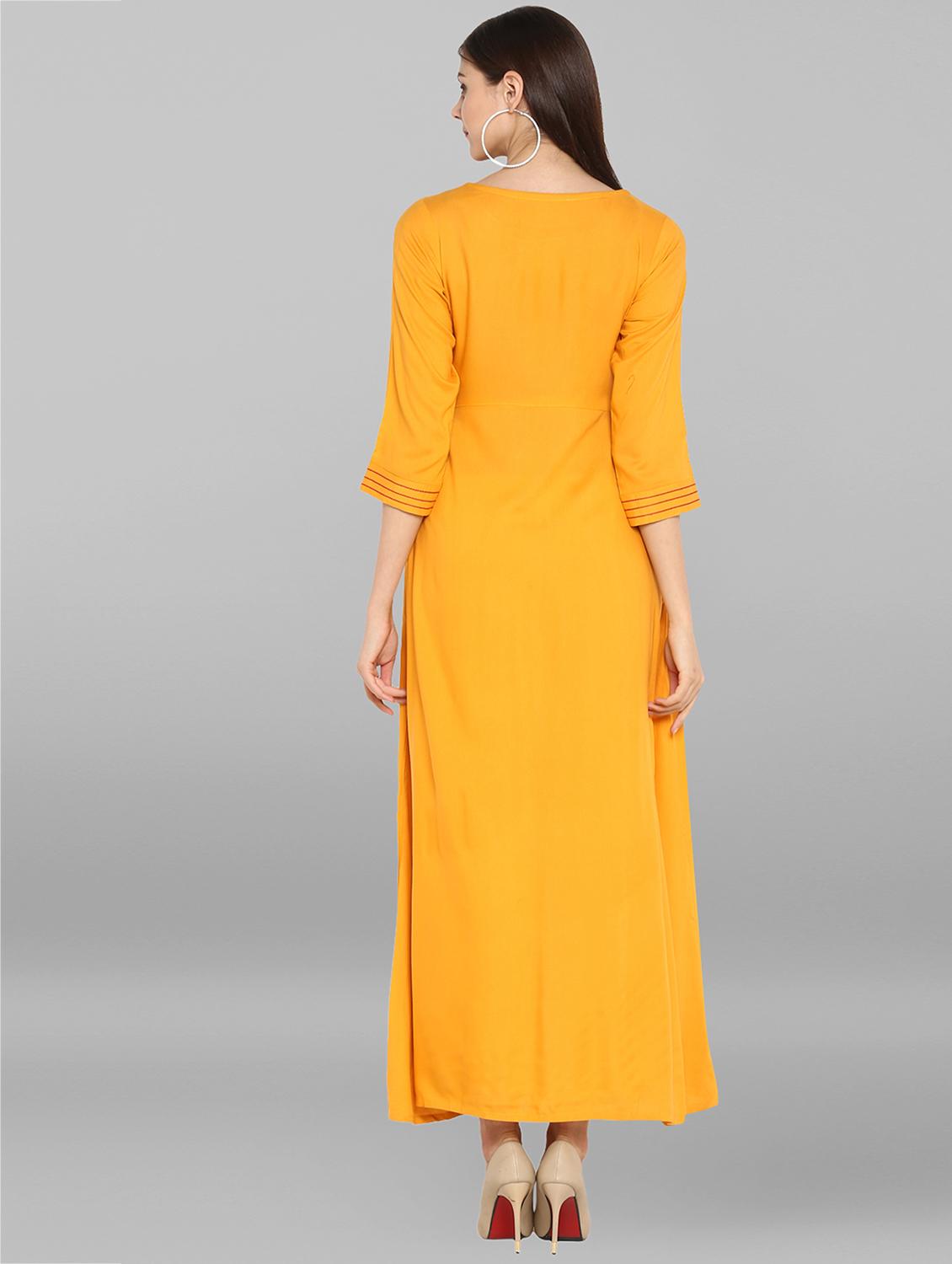 embroidered flared dress - 15935901 - Zoom Image - 3