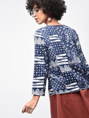 round neck long sleeved top - 15936496 - Standard Image - 4