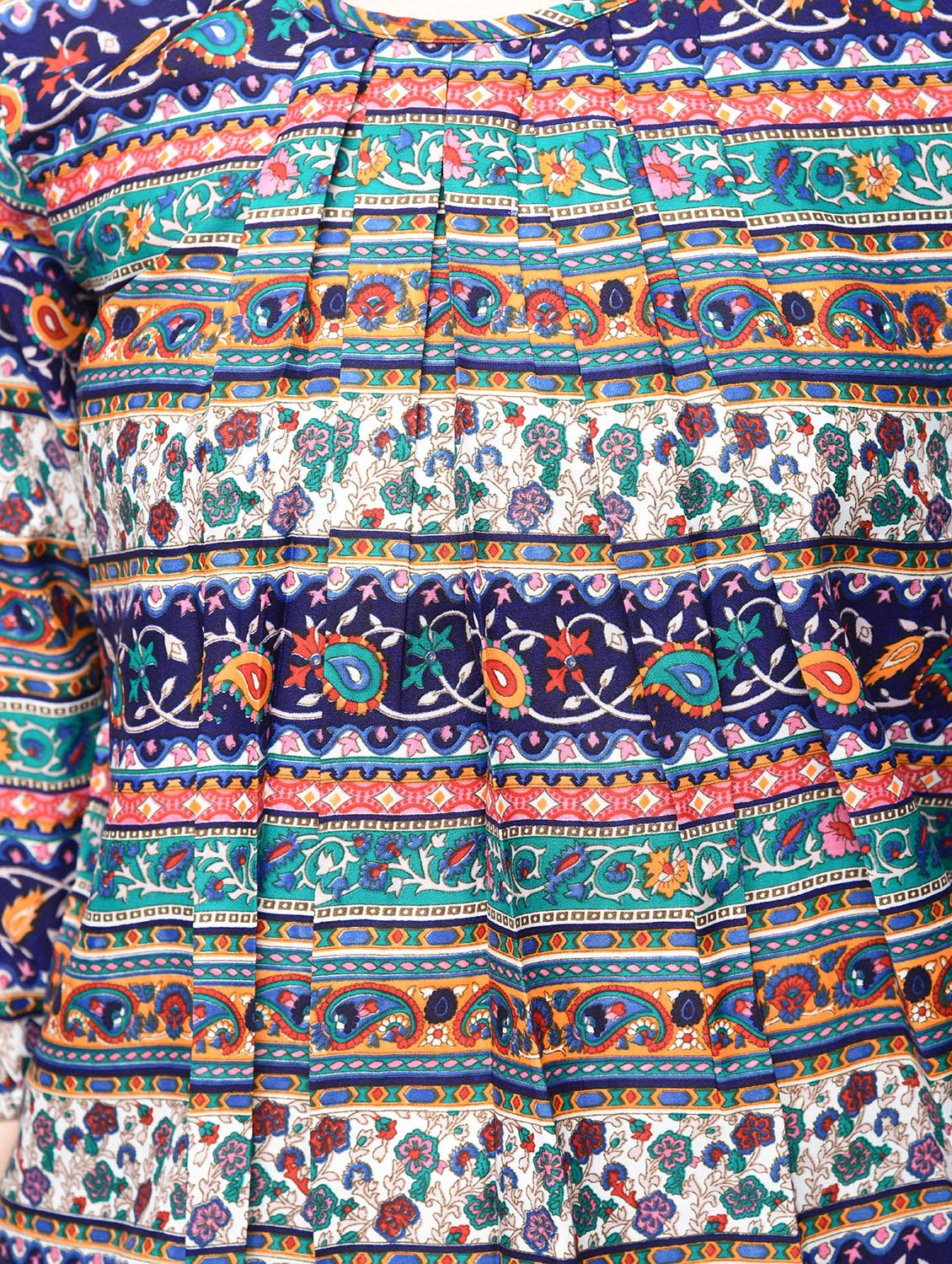 pleated round neck top - 15936497 - Zoom Image - 6