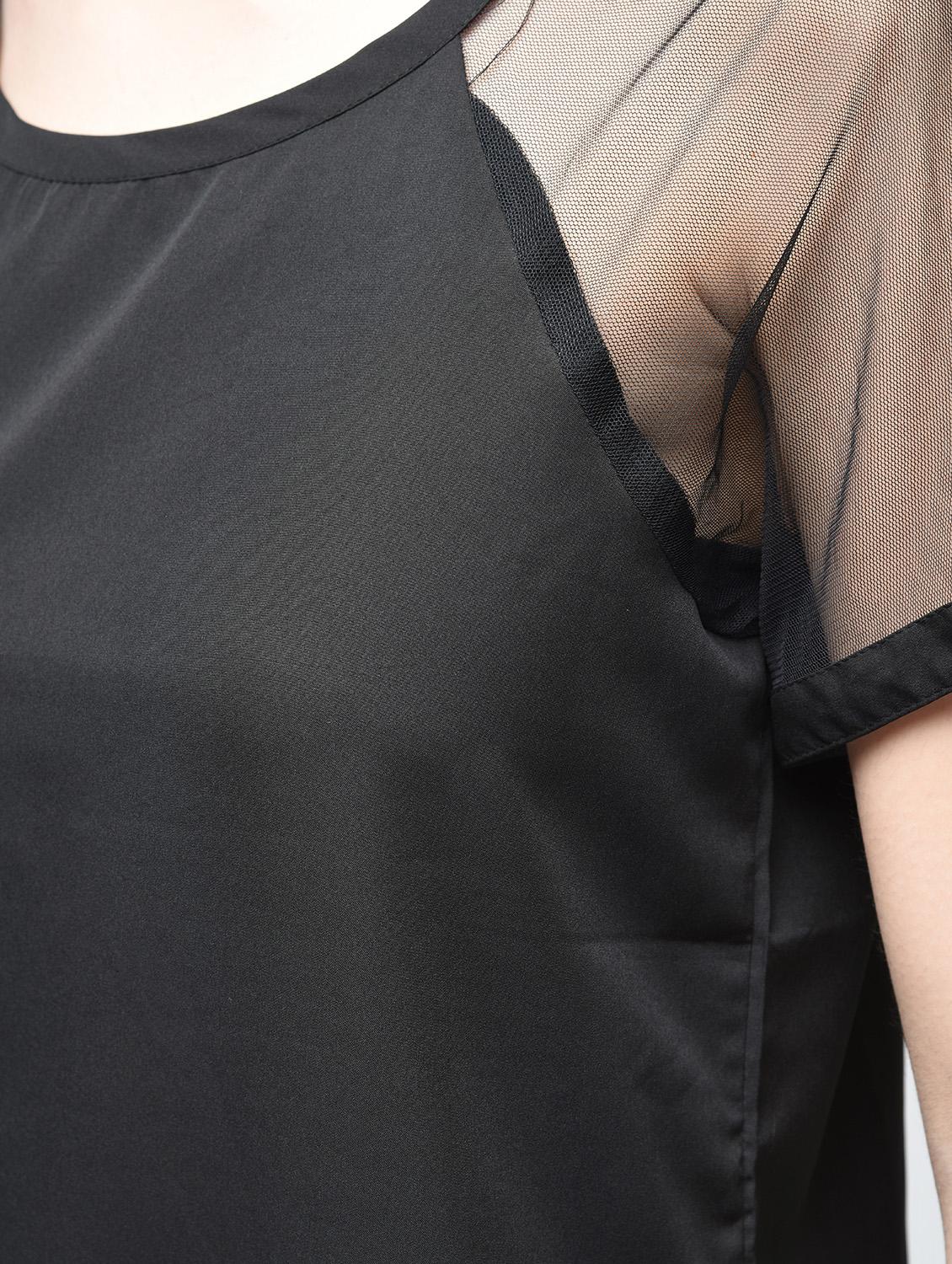 sheer raglan sleeved top - 15936501 - Zoom Image - 6