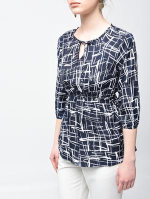 tie up neck abstract top - 15936507 - Standard Image - 5