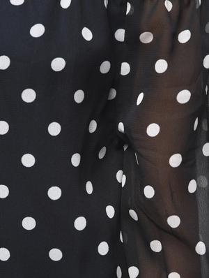 cold shoulder polka dots top - 15936516 - Standard Image - 6