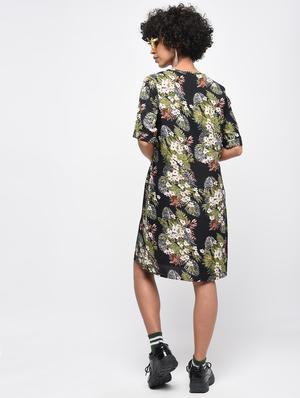 tropical print a-line dress - 15936519 - Standard Image - 4