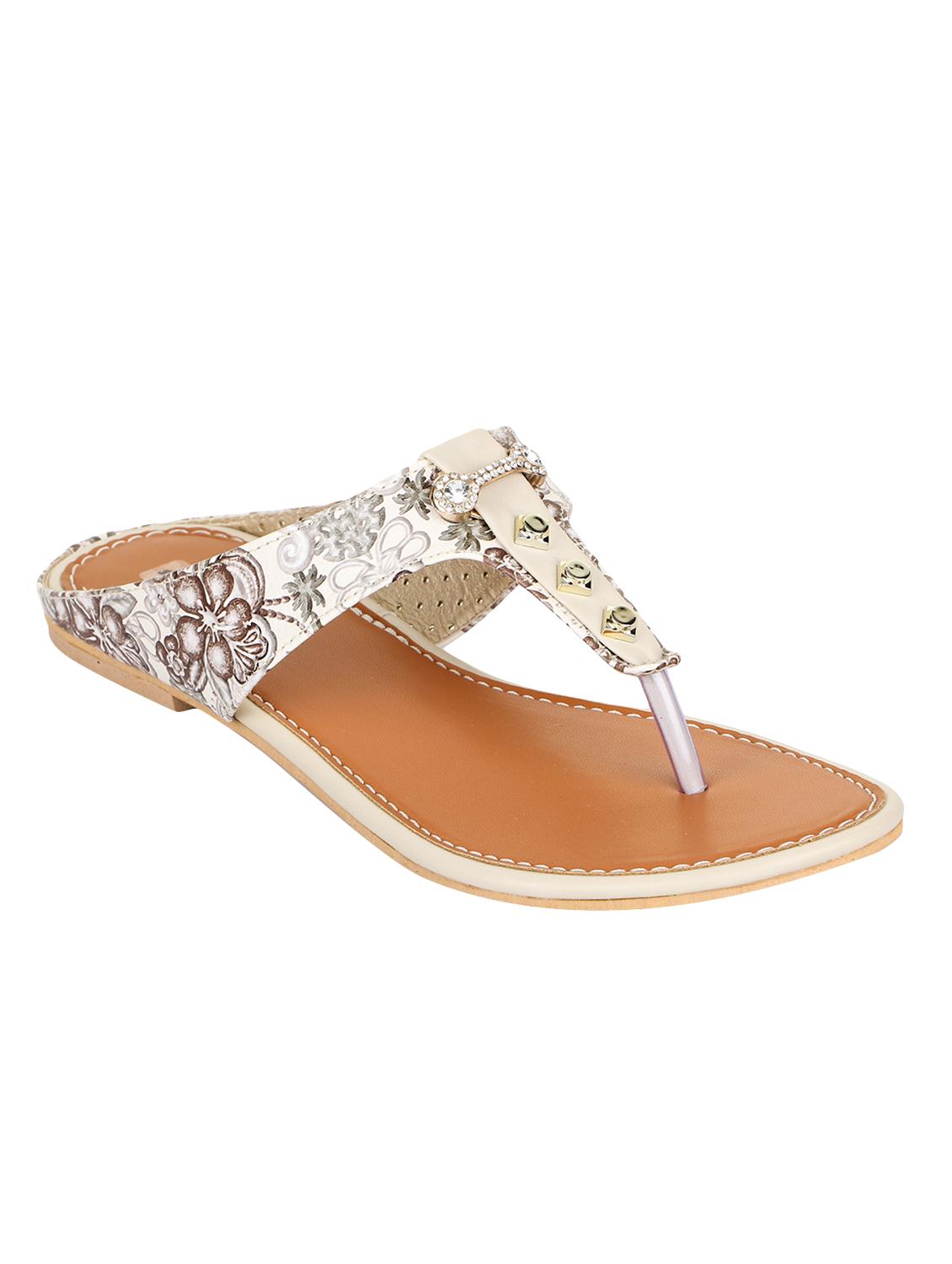 white toe separator sandals - 15936544 - Zoom Image - 1