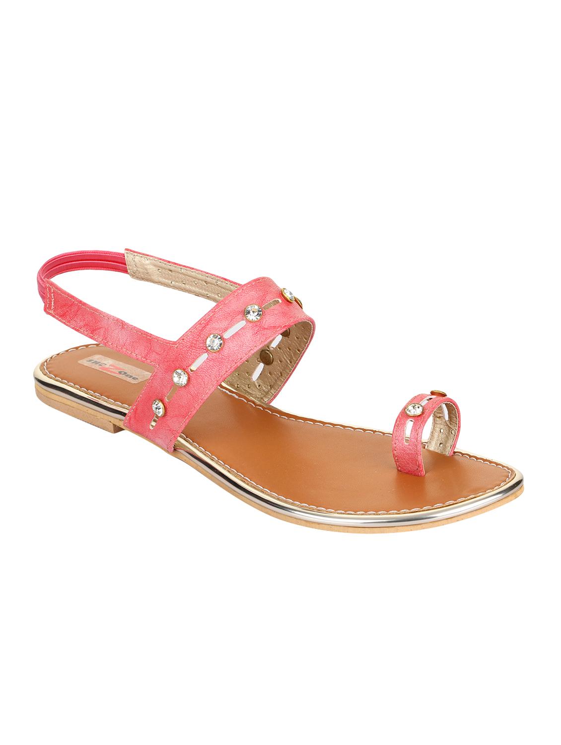 pink back strap sandals - 15936545 - Zoom Image - 1