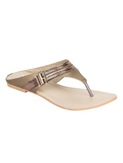 gold toe separator sandals - 15936552 - Standard Image - 1