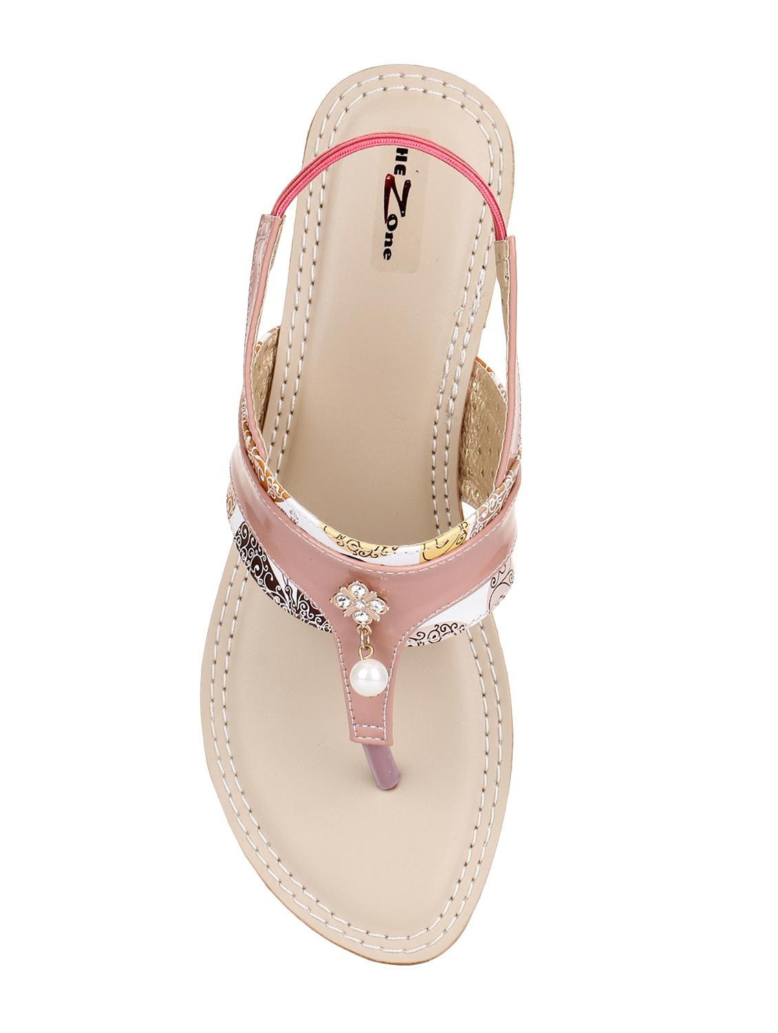 pink back strap sandals - 15936559 - Zoom Image - 3