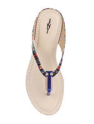 blue toe separator sandals - 15936564 - Standard Image - 3