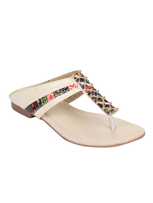 beige toe separator sandals - 15936566 - Standard Image - 1