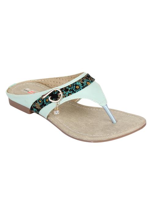 sea green toe separator sandals - 15936568 - Standard Image - 1