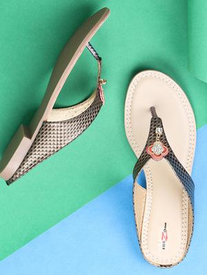 copper toe separator sandals - 15936569 - Standard Image - 2