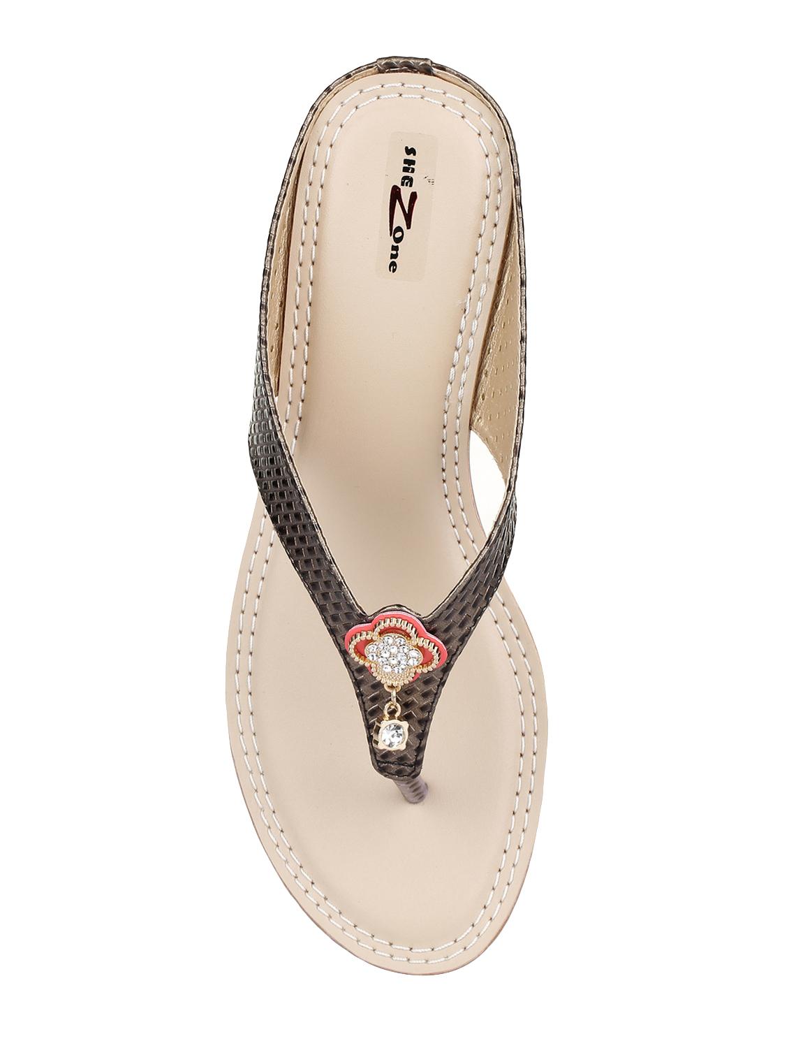 copper toe separator sandals - 15936569 - Zoom Image - 3