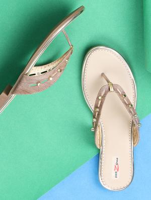 brown toe separator sandals - 15936570 - Standard Image - 2