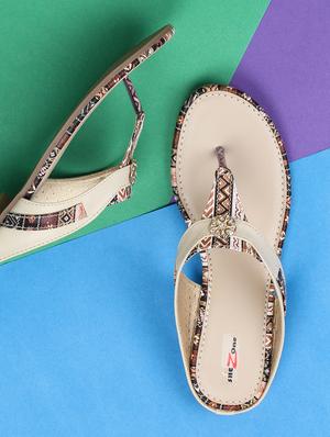 beige toe separator sandals - 15936576 - Standard Image - 2