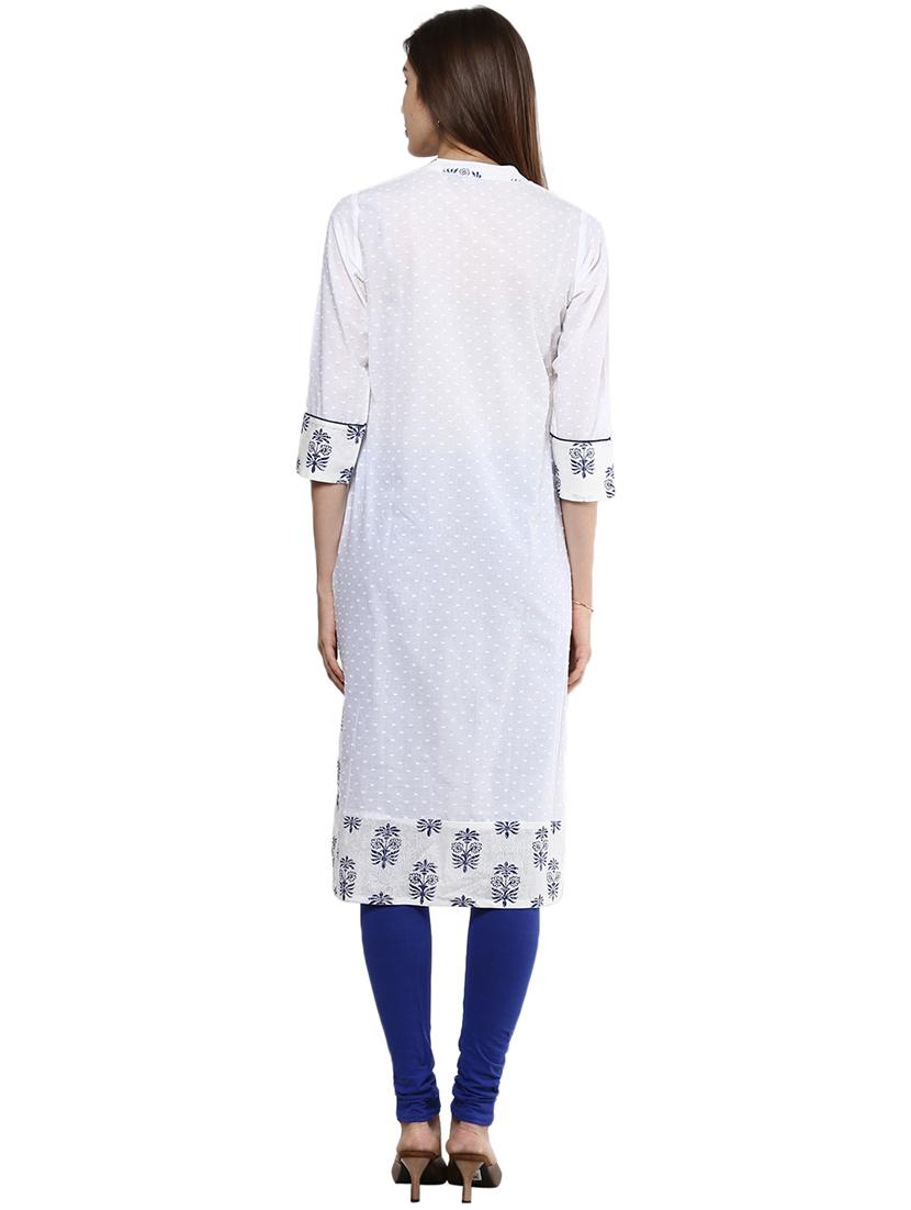 dobby straight kurta - 15936948 - Zoom Image - 3